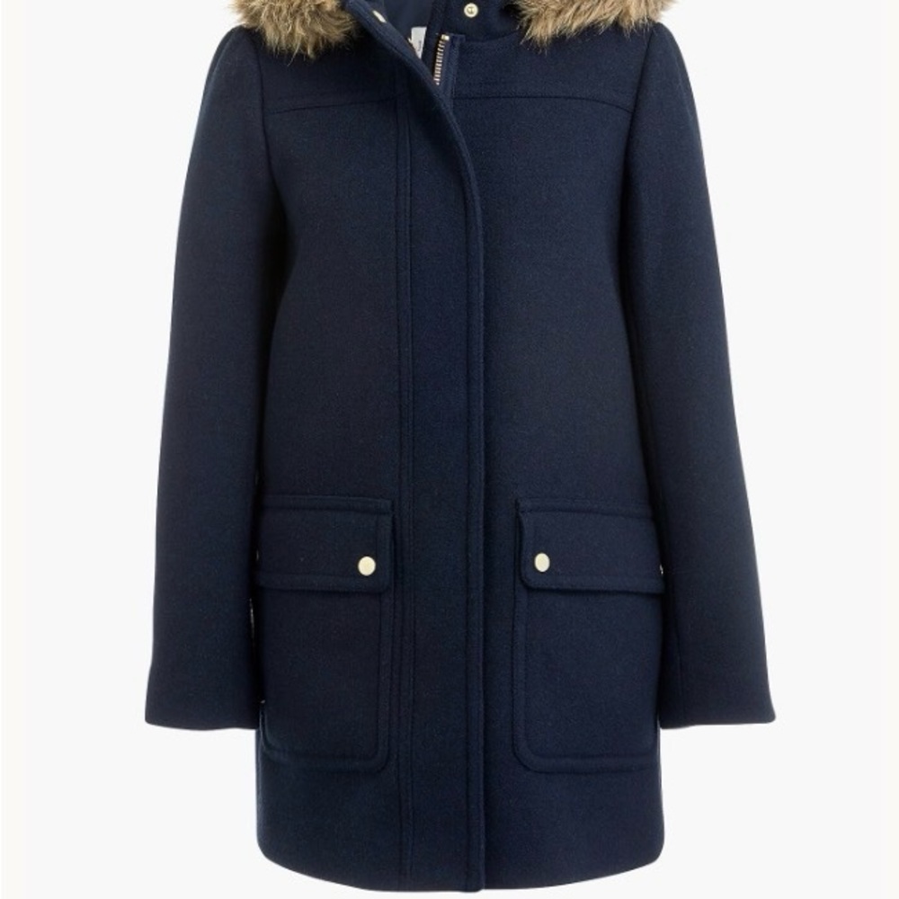 J Crew Mercantile Vail Parka - Navy - Size 4